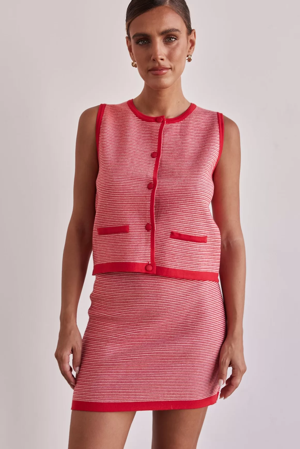 Gemma Knit Vest^Runway Scout Discount