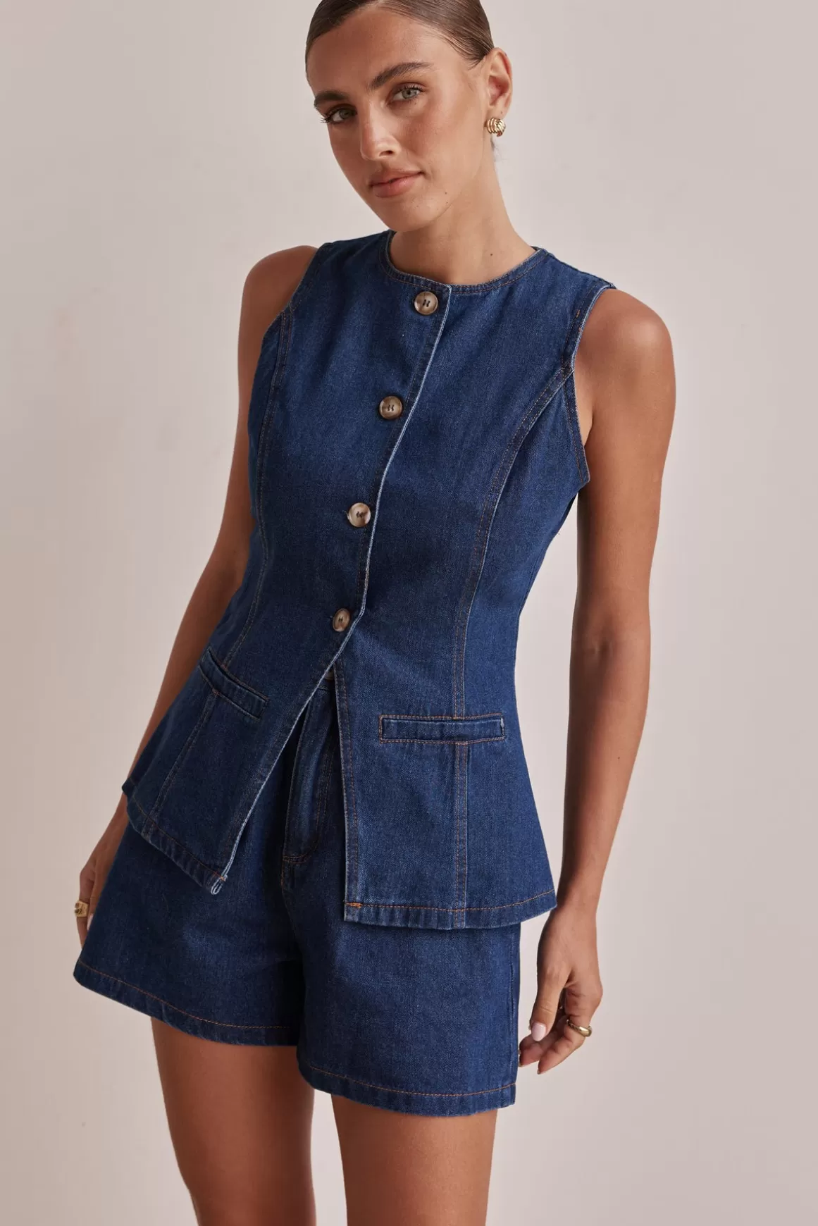 Jules Denim Vest^Runway Scout Best