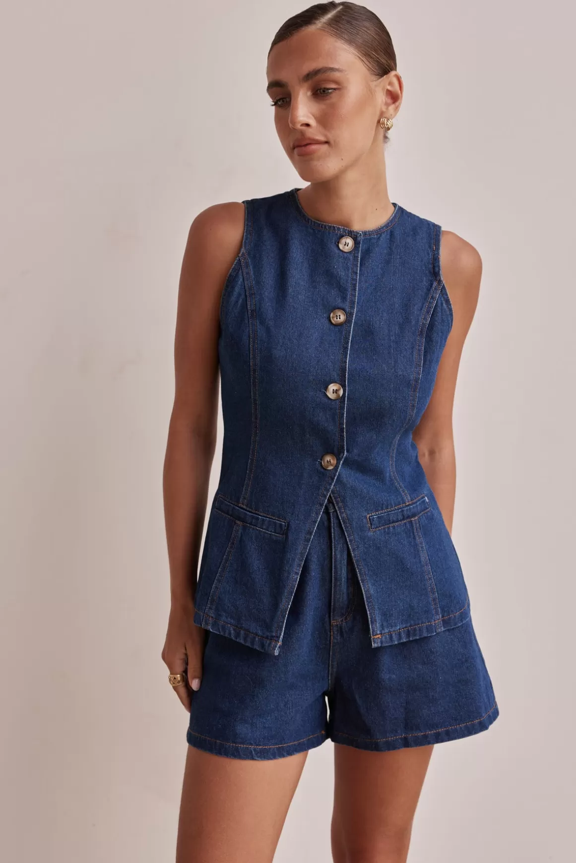 Jules Denim Vest^Runway Scout Best